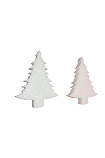 strafor parti dünyası Strafor pasta süsü çam ağacı 7 cm 2 adet