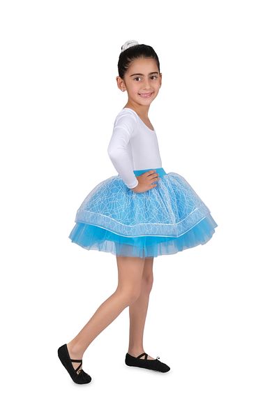 LULLY KİDS Fusta tutu cu detaliu din tul și panglică pentru fete Lully Kids