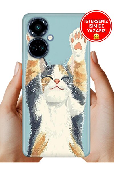TECNO Camon 19 Pro Uyumlu Kılıf Desenli Baskılı Kamera Korumalı Zrr Silikon E...