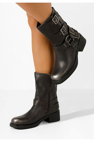 B T Shoes Women's high boots Karmela gray