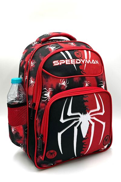 Bevitton Speedma Black First Schoolbag 3Pcs Character Patterned for Boy Uls-8964