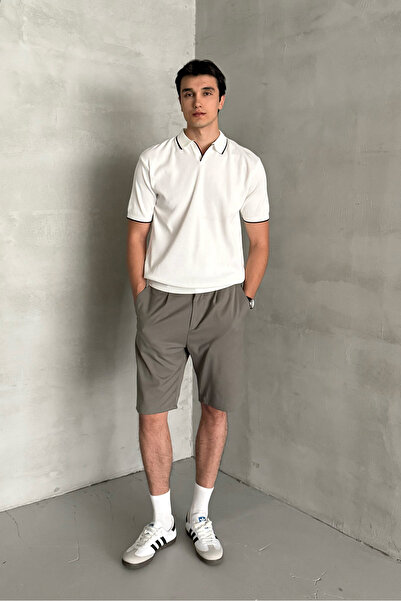 HYMAN Ανδρικό μπλουζάκι με γιακά πόλο Selanik Oversize