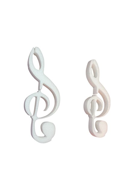 strafor parti dünyası strafor mini pasta süsleri nota figürü 8 cm 2 adet