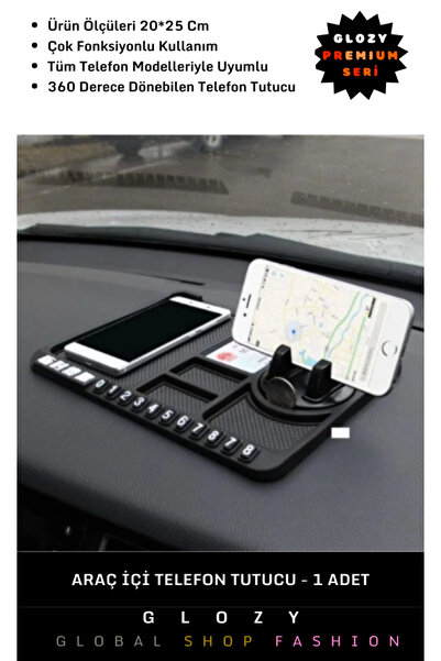 GLOZY Premium Seri Çok Fonksiyonlu Isıya Dayanıklı 360° Dönebilen Düzenleyici...