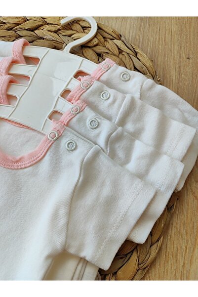 Tomuycuk 4-Piece 100% Cotton Short Sleeve Baby Bodysuit Set |   Snap Fastener Transitional Bodysuit (0–12 Months)