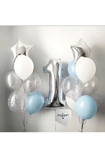 ATAKENT PARTİ Σετ πάρτι γενεθλίων 1 έτους