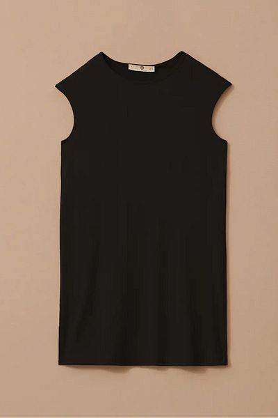 SEÇİL Women's Sleeveless Basic T-Shirt - Black