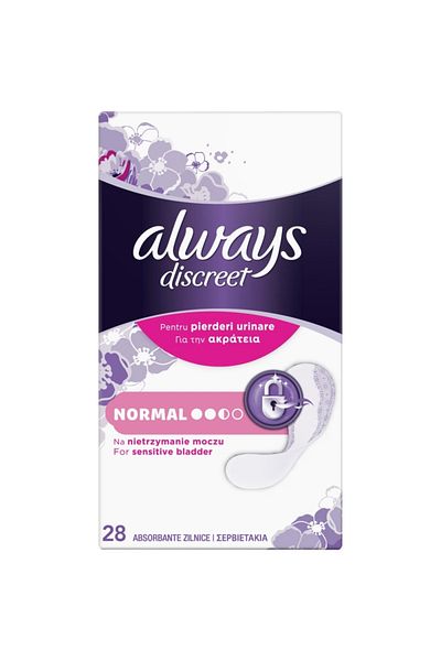 Always DISCRETE ZILEI DE INCONTINENTA 28BUC NORMAL