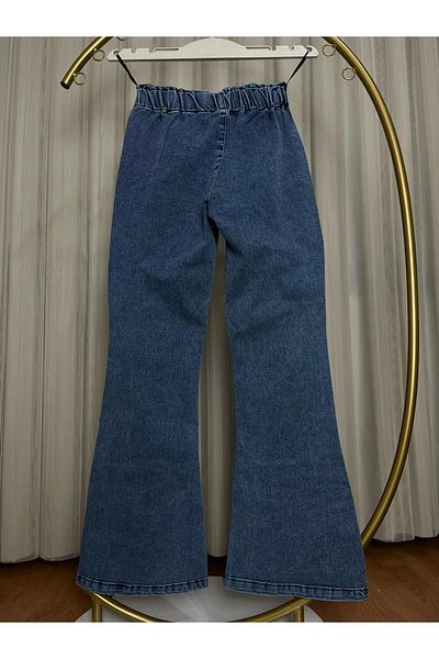 SMY Spanish Leg Jeans with Elastic Waist
