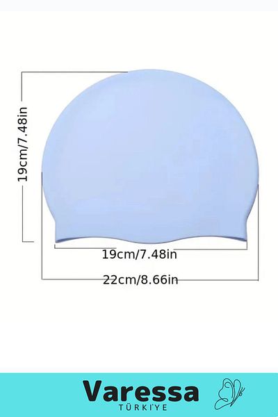 VARESSA Seria Premium Anti-alunecare Impermeabil Impermeabil Silicon pentru înotător Căciulă de înot elastică pentru piscină