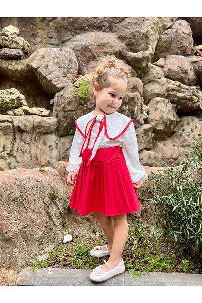 tunays shopping Set with Pleated Skirt