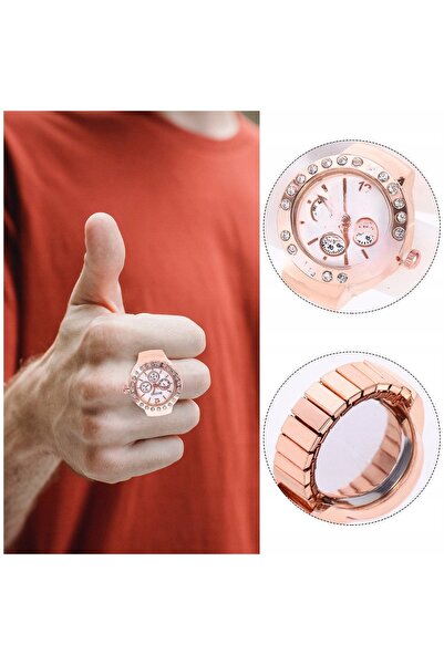 QUARTZ ساعة نسائية بحلقة كريستالية أنيقة بحجر الراين – إكسسوار أنيق ومعني |  ...