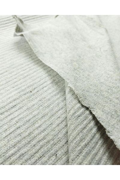 Kumaş Parça Γκρι Χρώμα 108 cm x 135 cm Πλεκτό Υλικό