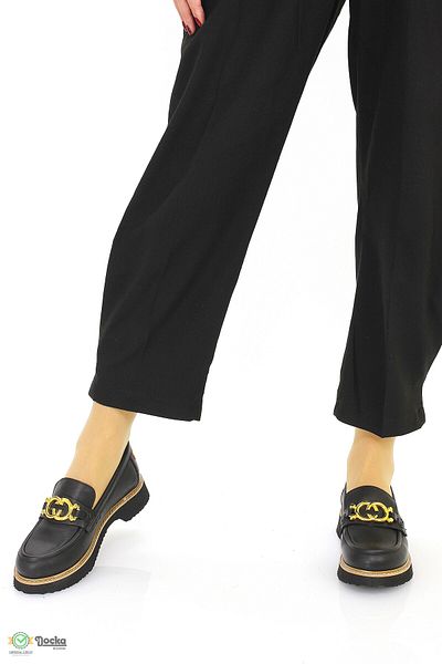 Mammamia Women's Genuine Leather Laceless Loafer Orthopedic Shoes M26Ya3685