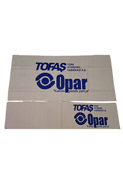 Store Oto Sırt Havlusu Tofaş Baskılı 1. Kalite Torpido Göğüs Havlusu Set
