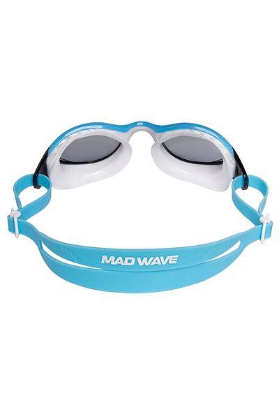 Mad Wave Hydro Flex Swim Goggles, One Size, Blue