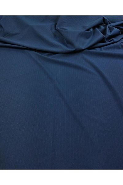Kumaş Parça Σκούρο Navy Blue ριγέ Gabardine Πλάτος 150 cm x Μήκος 95 cm