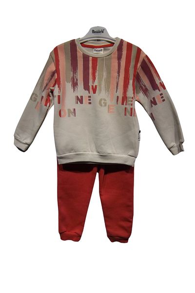 Miniworld Printed Men's Suit Sunburn Red
