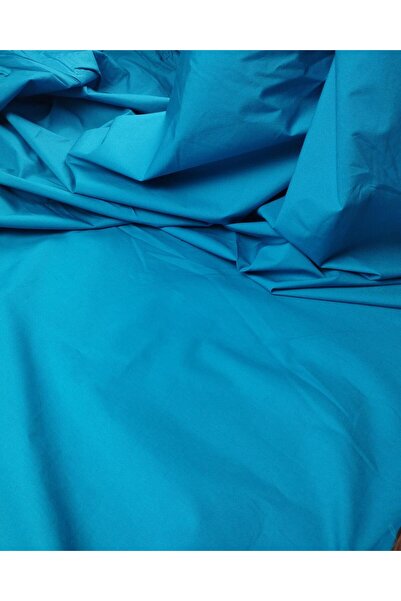 Kumaş Parça Туркуазний колір Поплін Ширина 140 см x Довжина 230 см