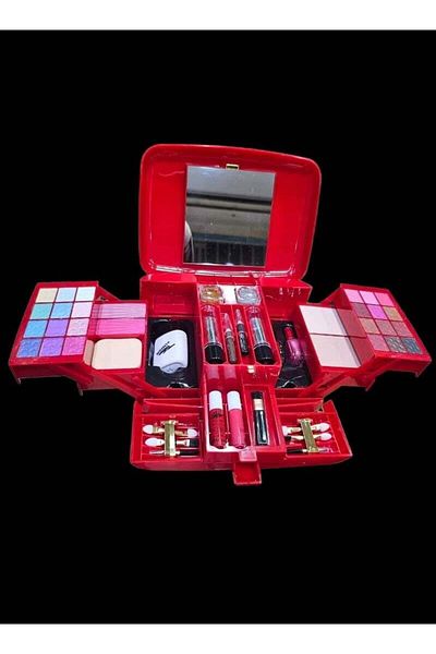 NEBO Red Multi-Purpose All-in-One Makeup Kit, Medium
