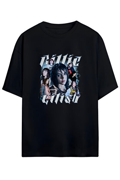 MAGORS TRICOU OVERSIZE DIN BUMBAC, DESIGN UNISEX, BILLIE EILISH