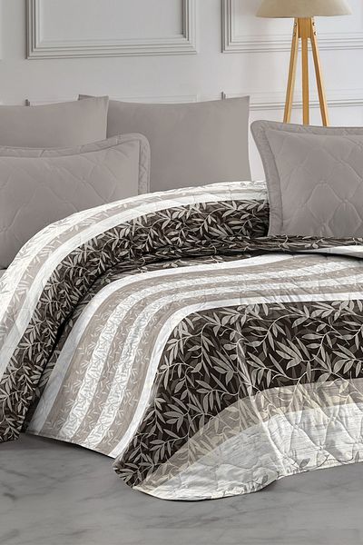 EVA Single Quilted Patterned Multi-Purpose Bedspread and Sofa/Sofa Cover 155 X 230 cm