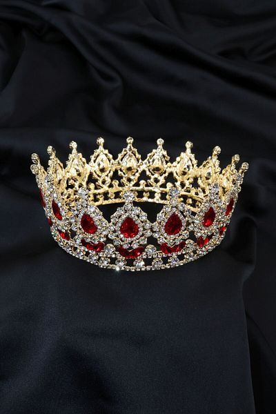 NUMETAL Birthday King Crown Cake Topper and Queen Crown