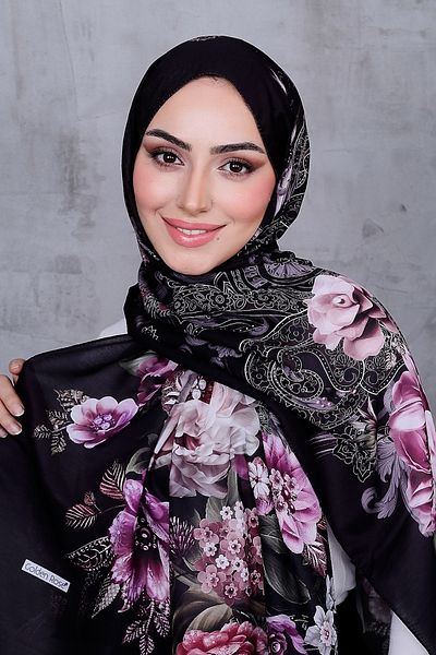 Golden Rose Floral Luxury Soft Shawl