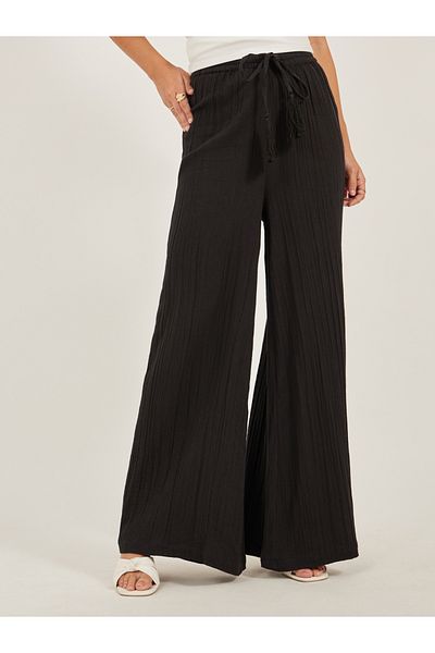 Styli High Rise Wide Leg Jeans with Pockets