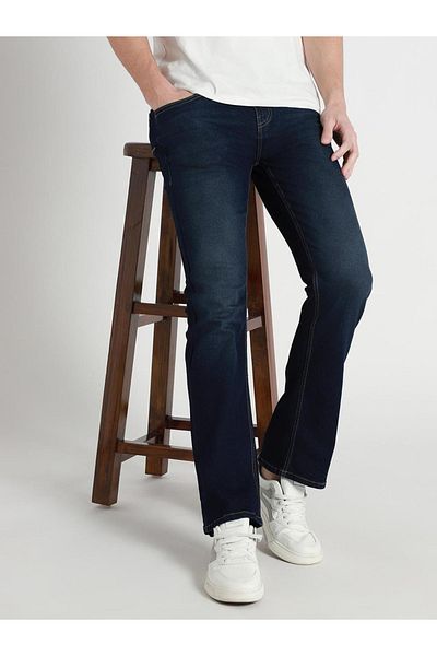 Dennis Lingo By Styli Light Wash Bootcut Jeans