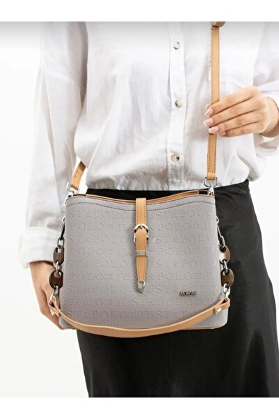 Just Polo JP Women's Embossed Printed 4 Compartment Hand and Shoulder Bag Jus...