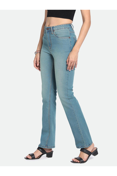 Dennis Lingo By Styli Blue Mid Wash Bootcut Jeans