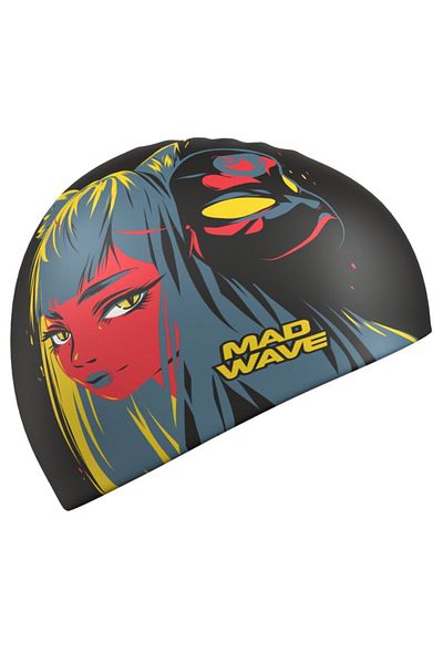 Mad Wave Cască din silicon Young Kitsune, mărime unică, negru