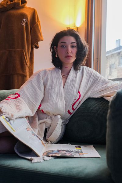 SOLENROSA Cotton Kimono and Dressing Gown, Solenrosa Brand