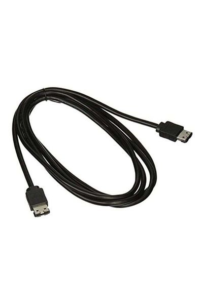 Generic Type I eSATA External Shielded Cable Black/Silver