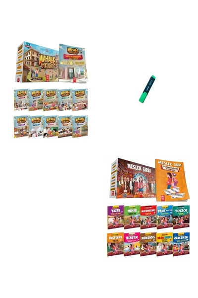 Model Eğitim Yayınları 3 ve 4. Sınıflar Mahalle Öyküleri ve Meslek Sırrı Hika...