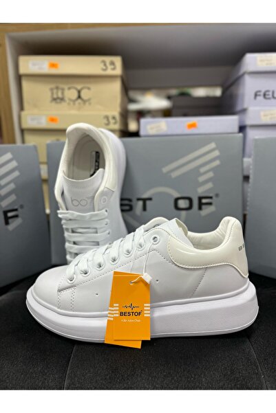 Best Of B-150 WHITE AND BLACK MEN'S SNEAKERS