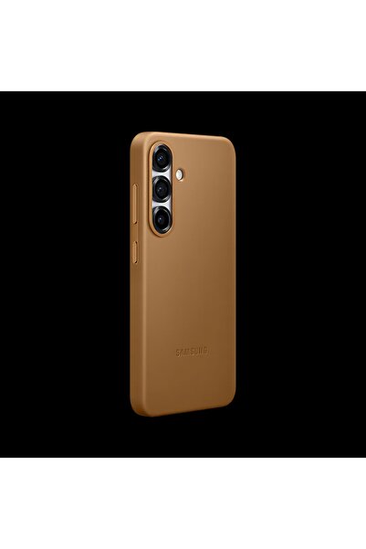 Samsung Galaxy S25 Orijinal Deri Kılıf - Kahverengi