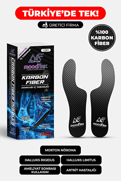 MoodFlex Morton Nöroma Ayak Başparmağı Ağrısı Halluks Rigidus Çim Ayak Karbon...