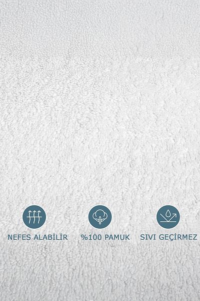 TeksNil Home 100% Cotton Liquid Proof Baby Pillow Mattress Protector 35X45 cm