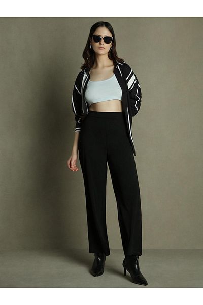 Dennis Lingo By Styli Solid Flared Trousers