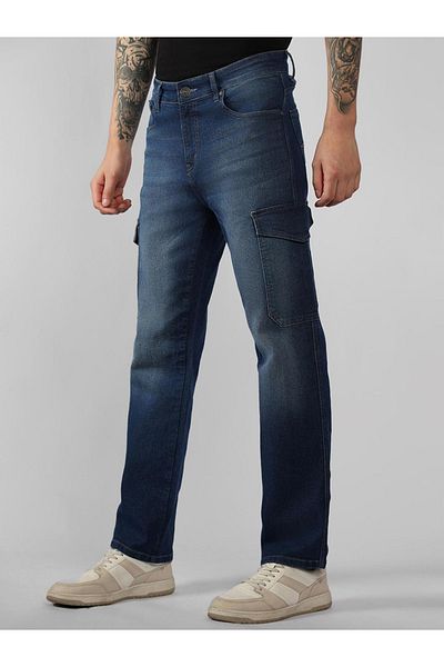 Dennis Lingo By Styli Light Wash Relaxed Fit Denim Jeans
