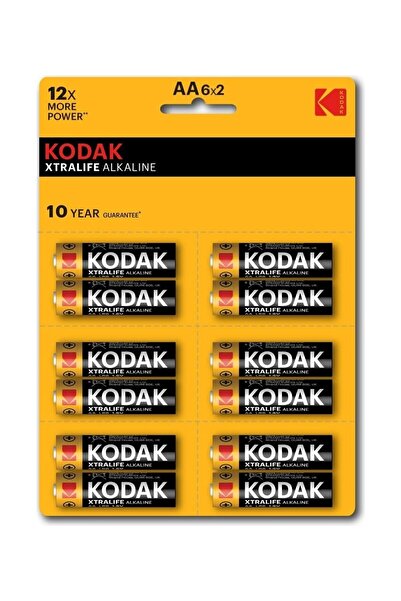 ANI OFİS KIRTASİYE A K Aa Kalın Pil 12'li Paket – Max Super Alkaline | 10 Yıl...