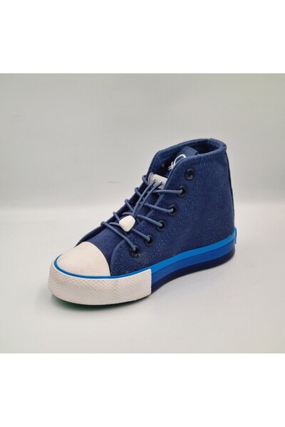 United Colors of Benetton Lastik Bağcıklı Erkek Çocuk Bilekli Sneaker Spor Ayakkabı