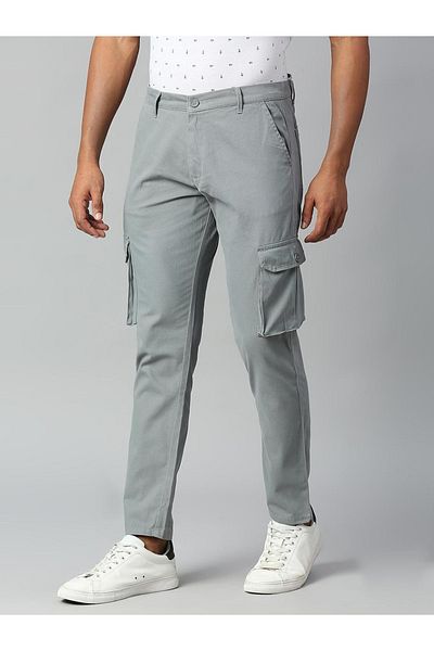 Dennis Lingo By Styli Tapered Fit Cotton Cargos Trousers