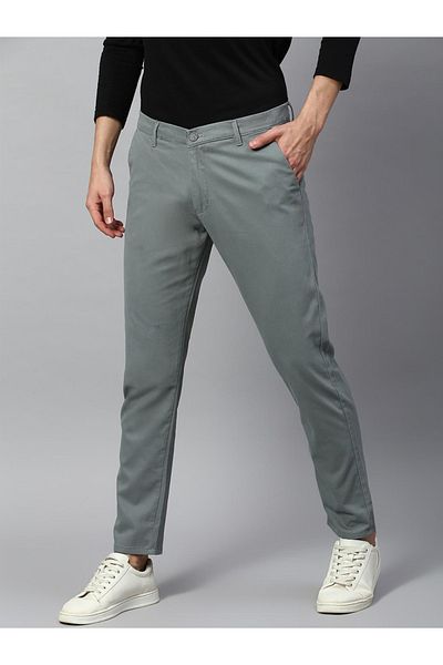 Dennis Lingo By Styli Ankle Length Tapered Fit Trousers