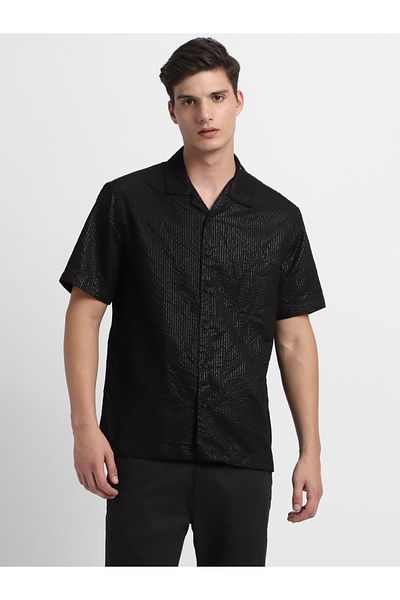 Dennis Lingo By Styli Button-Down Collar Plain Casual Shirt