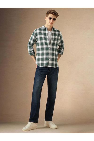Dennis Lingo By Styli Checked Long Sleeves Casual Shirt