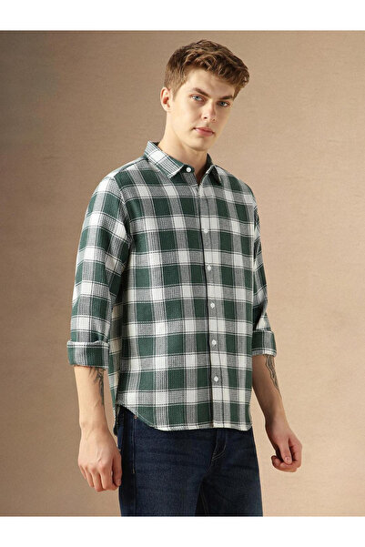 Dennis Lingo By Styli Checked Long Sleeves Casual Shirt