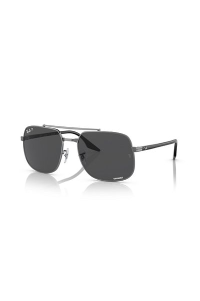 Ray-Ban Ray Ban Unisex Square Sunglasses- Rb 3699 - Lense Size:56mm - Gunmetal